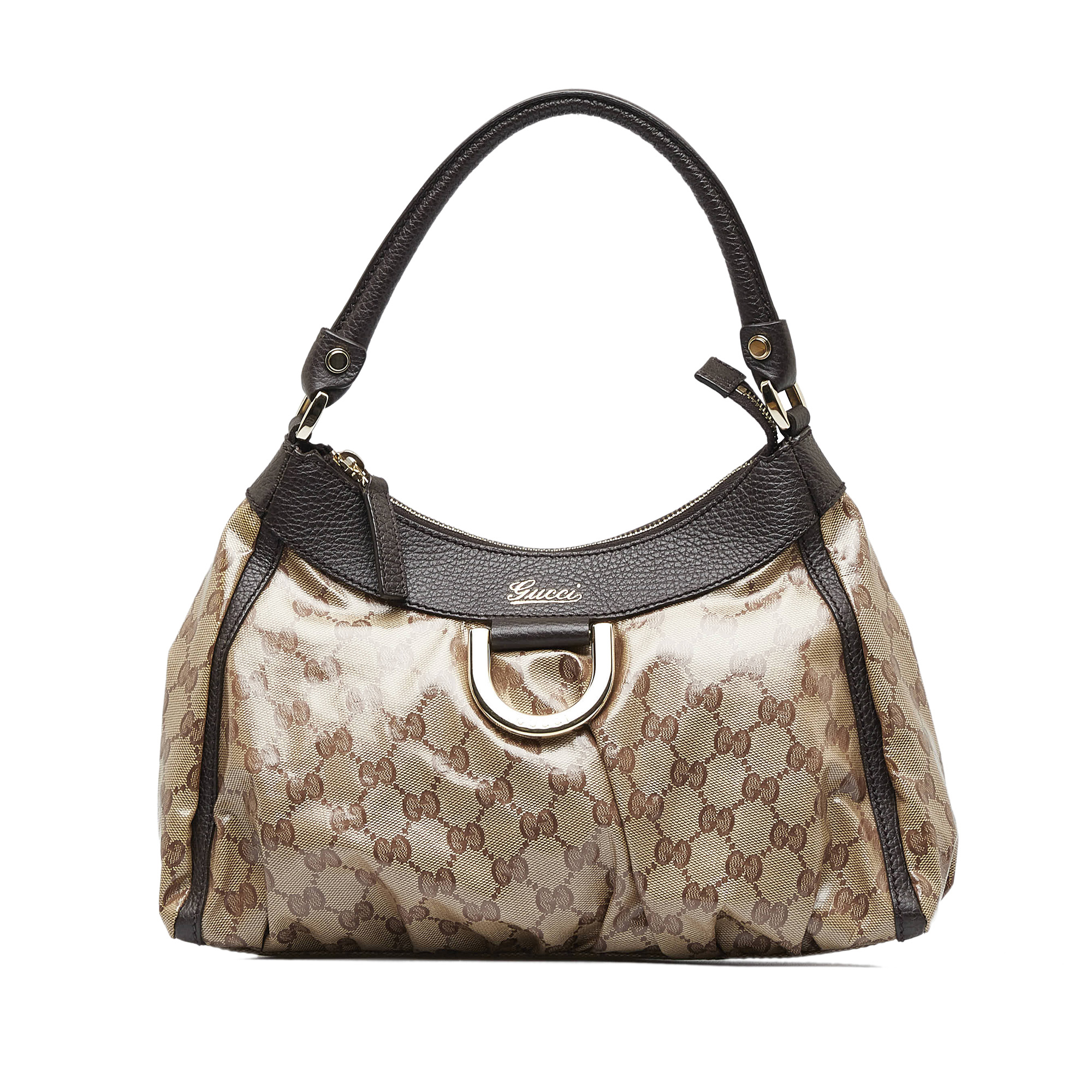 Gucci Gg Crystal Abbey D-Ring Shoulder Bag